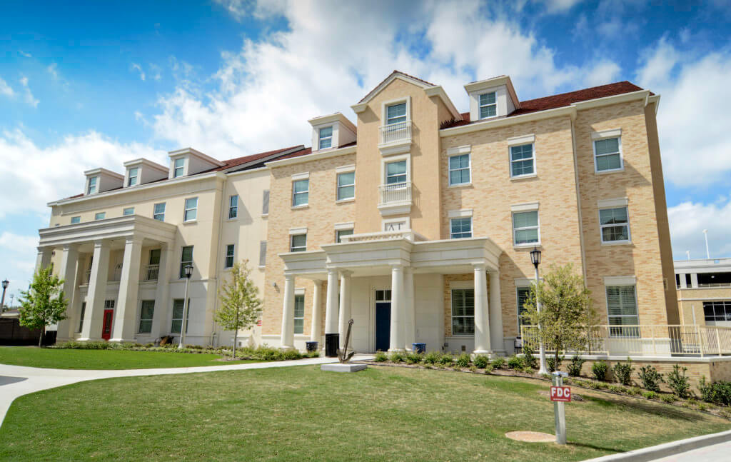 Masonry: TCU Greek Village – DMG Masonry